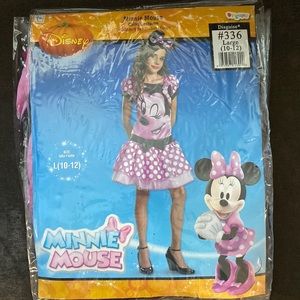 Disney Girls size 10/12 Minnie Mouse costume